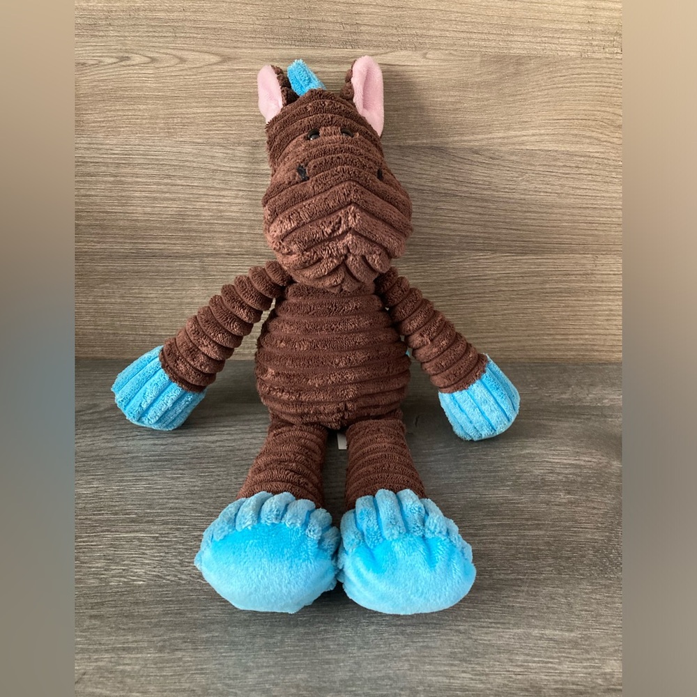 Vintage GANZ Corduroy Critters Brown Horse